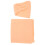 (Orange Hat + Blanket) 2Pcs Mohair Baby Props Orange 4