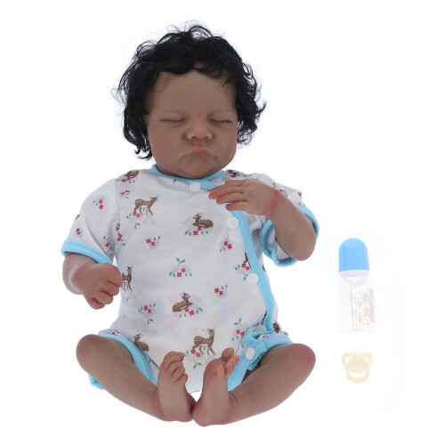 40cm Reborn Puppe Soft Baby Fütterungsset