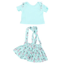(QD18‑069) Stylischer Top & Hose 18 Zoll Puppenoutfit QD18-069