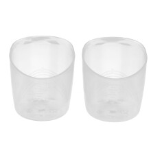 2x Baby Messbecher Transparent mit Skala, geruchlos