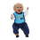 55cm Reborn-Puppe Junge mit Flasche und Schnuller 3