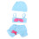 (QD18‑019) Costume da Bagno per Bambola 43cm 1