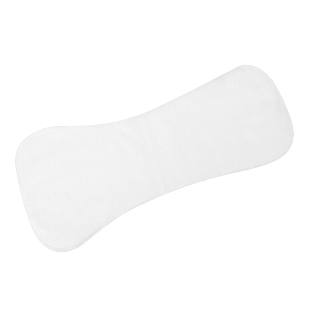 (White) 4-Layer Reusable Cloth Diaper for Adults Incontinence White