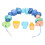 (Animal) Wooden Beads Stringing Toy Kids Educational 3