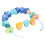 (Animal) Wooden Beads Stringing Toy Kids Educational 5