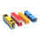 (B) 4Pcs Alloy Bus Toys Set Educational Pull Back Vehicle 3