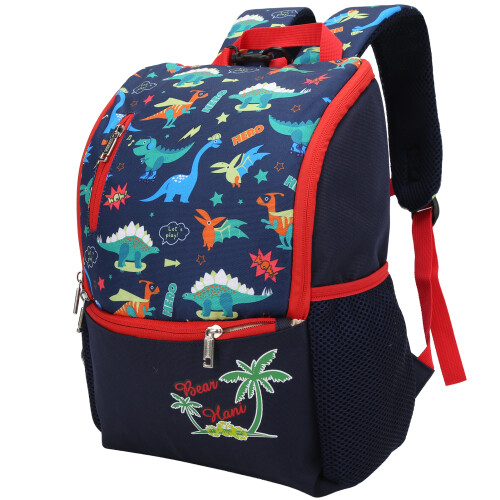 (Dark Blue) Kinder Dinosaurier-Rucksack süß Dunkelblau 1