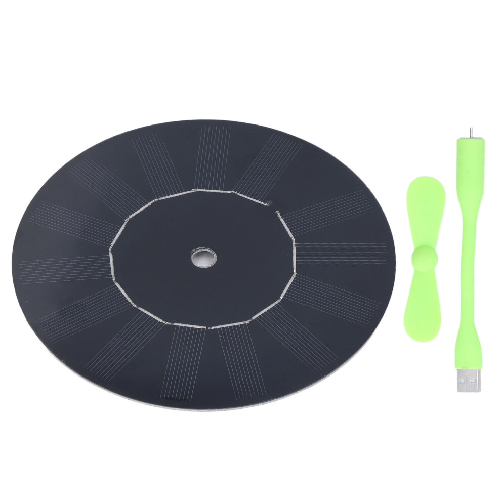 Small Usb Car Fan, 5W Solar Powered, Monocrystalline Silicone, 160Mm 5091357218946