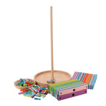 (Bead Racing Toy) Lernspielzeug: Stapelbausteine für Kinder