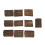 (10pcs) Holzkartenhalter Memo-Ständer 10 Stk. 1