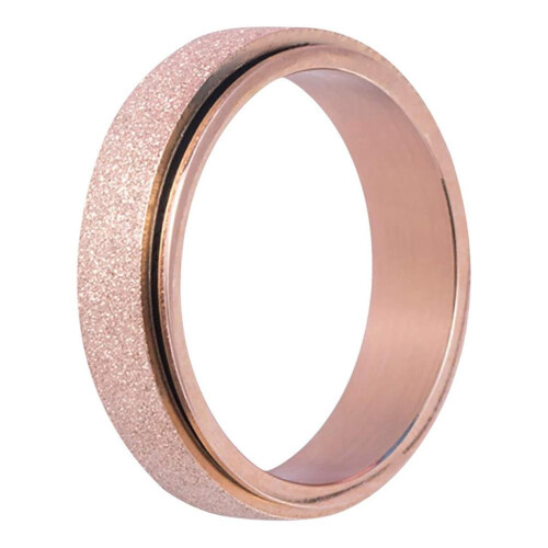 Stressrelief-Ring mit drehbarem Sensorik-Element für Frauen