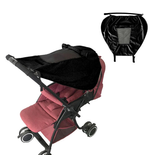 Universal-Sonnensegel für Kinderwagen, mit Sichtfenster 1