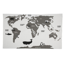 (World Map) Wereldkaart Baby Speelmat Zacht Knijper Mat