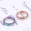 Stressrelief-Ring mit drehbarem Sensorik-Element für Frauen 4