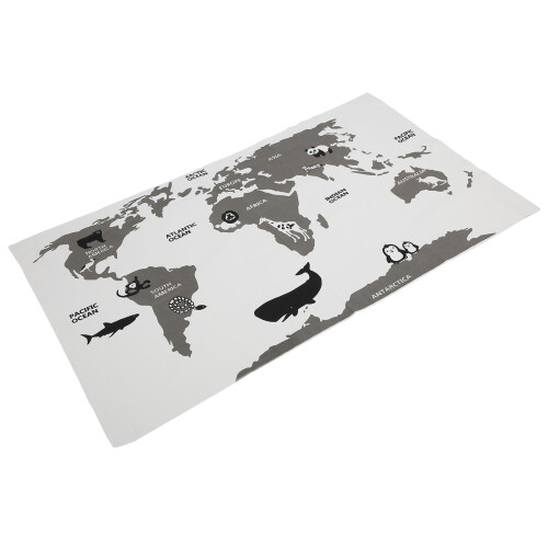(World Map) Babyspielmatte Weltkarte Weich 1