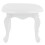 Mini Coffee Table 1:12 Teatable Miniature White 5