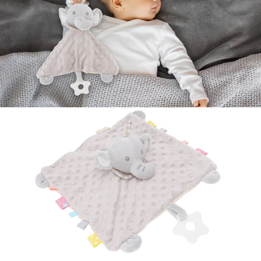 Soft Elephant Baby Security Blanket – Lightweight 36x31cm Snuggle Toy
