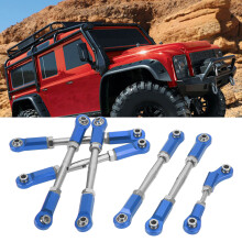 Aluminiumlegierungs-RC-Zugstange für Traxxas Rustler Slash 4WD Blau