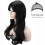 Colorful 70cm long curly wig 3