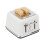 (White Bread Machine) 1:12 Miniature White Bread Machine Model Cute Decoration Toy 4