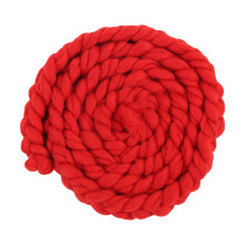 (Red) Baby-Fotoprop: Handgestrickter Zopf-Deckenrot