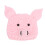(Pink) Baby-Strickmütze mit Tiermotiven, Blau 1