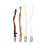 (Style 2) 4x Baby Strick Schnullerkette Tragbar Stil 2 1