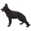 (884) Deutscher Schäferhund Modell Ornament Hochsimulation 5