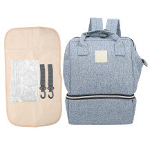 (Denim Blue) Maternity Diaper Bag Waterproof Lightweight Changing Backpack