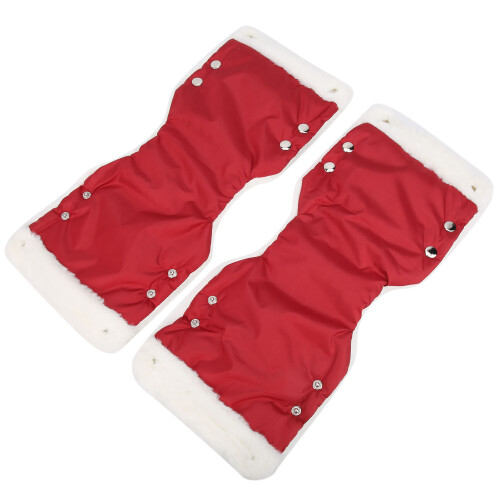 (Red) Guanti Carrello Bebe Impermeabili Argento 2