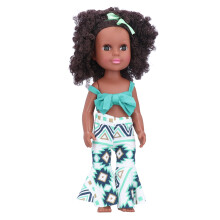 (Q14-47) Lifelike Reborn Baby Doll Curly Hair Toy