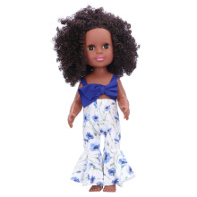 (Q14-48) Lifelike Reborn Baby Doll Curly Hair Toy