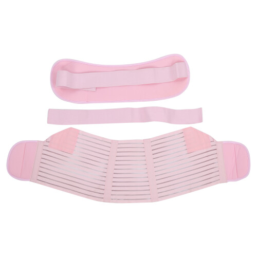 (Pink L) Maternity Support Belt Ademend Verstelbaar Roze 1