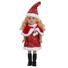 (Q18‑208) 19inch Christmas Doll Set Curly Hair Baby Toy Kids Q18-205