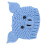 (Blue) Baby-Strickmütze mit Tiermotiven, Blau 4