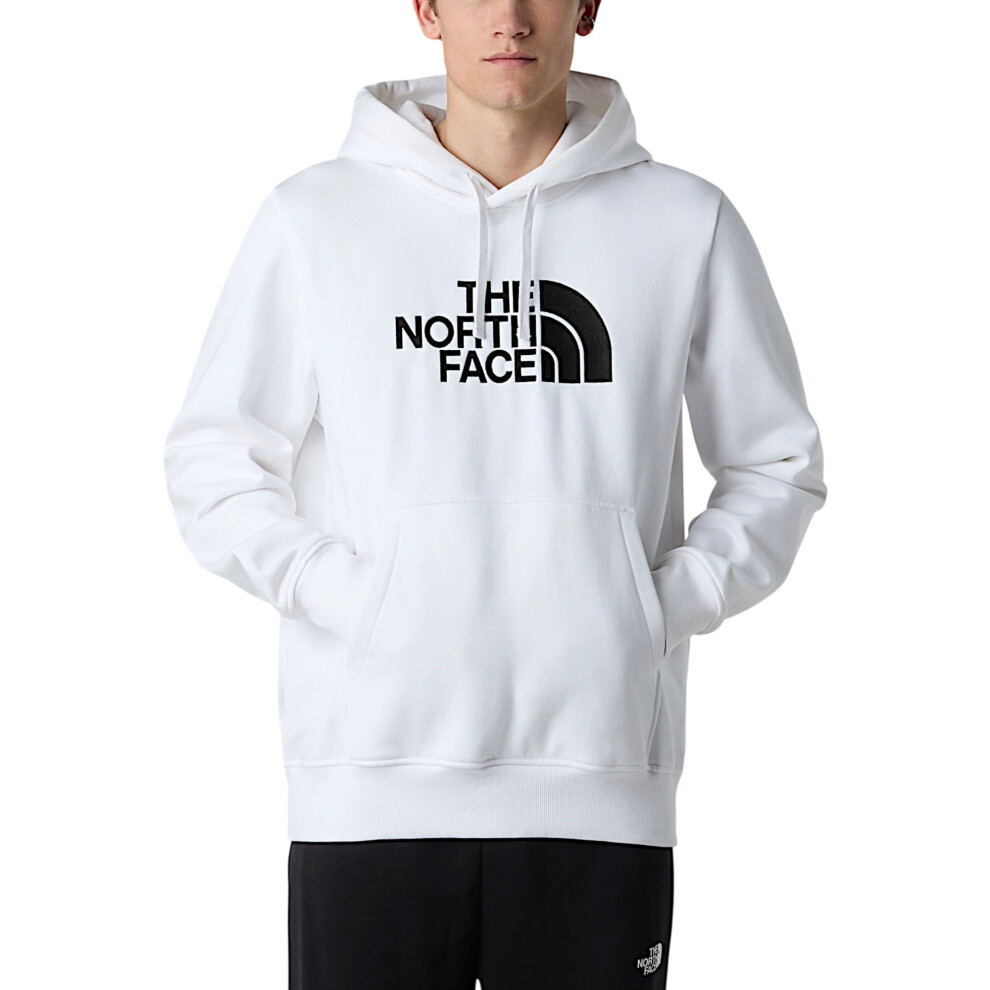 The North Face (, 2XL) Mens Drew Peak Hoodie Casual Sweatshirts Overhead Pullover Hoody White