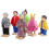 (#3) Set Miniature Pine Family Doll Figures Ornament 5