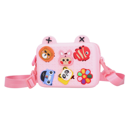 (Pink) Kinder-Rucksack Schultertasche Pink 1