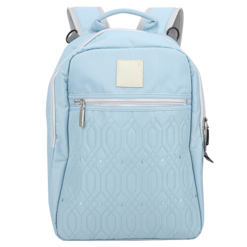 (Blue) Portable Diaper Bag Large Capacity Waterproof Backpack Blue 2