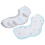 (Cloud Type) 2pcs Cotton Drooling Bibs Cute Cloud Print Absorbent Baby 5