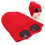 (Red) Wärmemütze mit Brille Sportkappe Rot 5