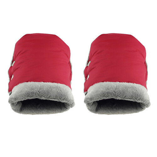 2 Pcs Winter Waterproof Stroller Gloves Hand Muff