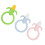 (A Set) 3stk Baby Maïs Bijtring Silicone Set 2