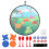 Children Dinosaur Pattern Cloth Dart Board Kid Game Toy 3