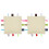 (Beige) 2x Baby-Sicherheitsdecke Weich Plüsch Rot 1