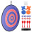 Bersaglio per Bambini Gioco Interno Esterno 2