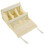 (Beige #1) Baby wieg organizer beige nylon 5