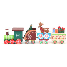 (Colour) Mini houten treintje kerstcadeau voor kids