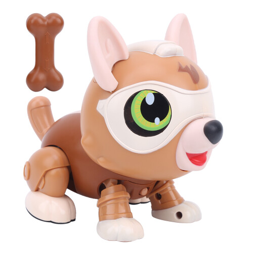 (Brown) Sprachgesteuertes Roboterhunde-Spielzeug mit Sensor Braun 2