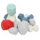 (16pcs) Wooden MultiColor Stone Building Block 16pcs 2